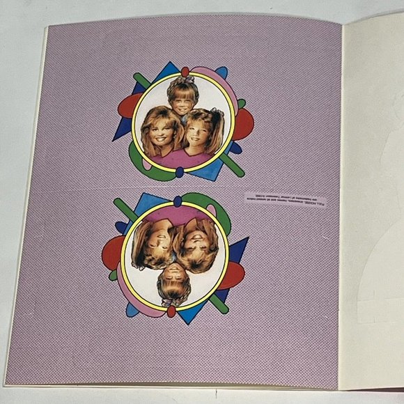 Vintage 1992 Full House TV Show Paper Doll Book Uncut D.J. Stephanie Michelle - Picture 11 of 13